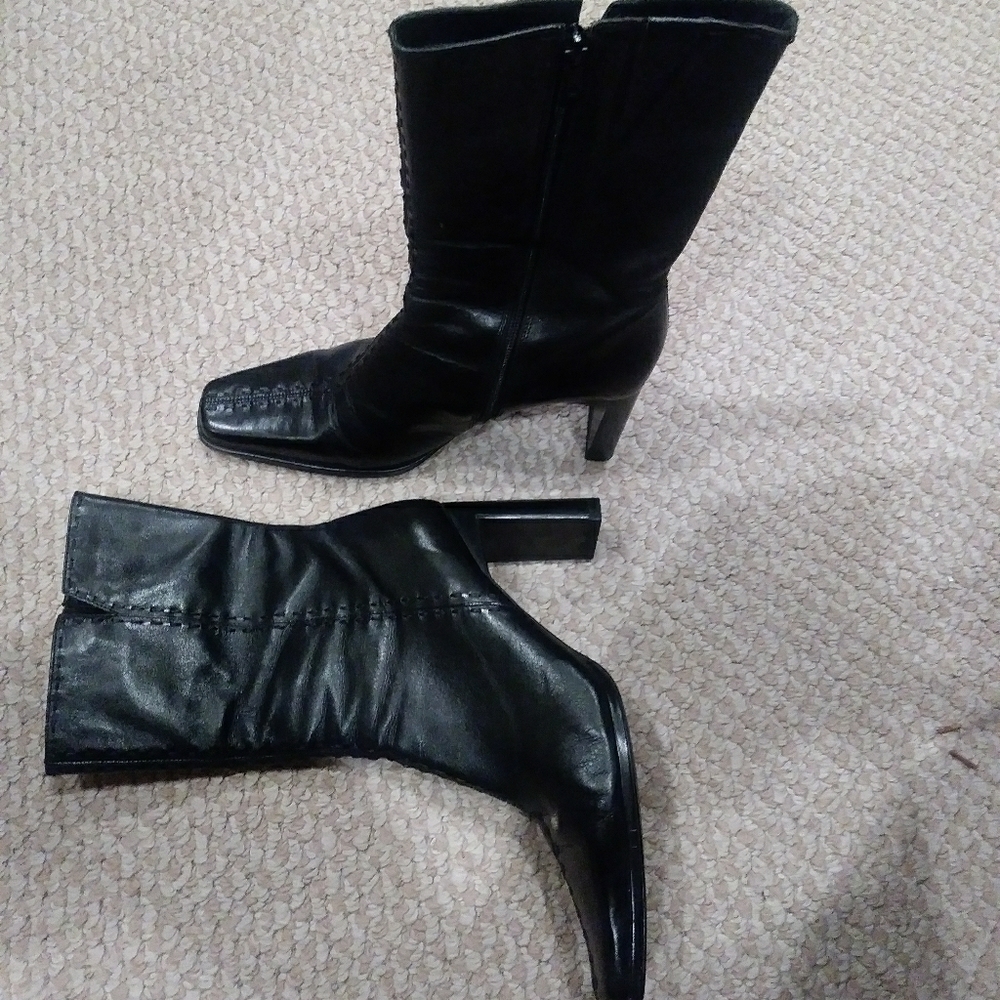 diba USA genuine leather mid-calf boots